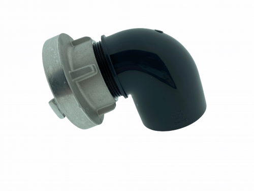 Rohrbogen 90° Storzkupplung C, Bogen Storz Auslaufbogen PVC